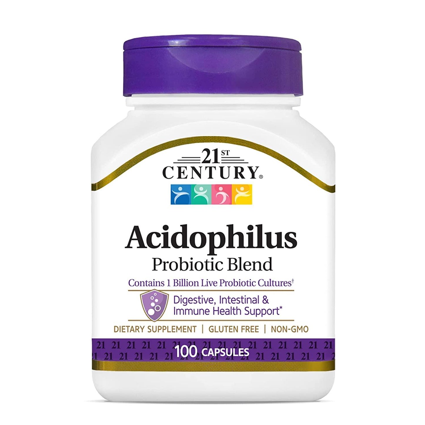 21st Century Acidophilus Probiotic Blend 100 capsules - Brivane