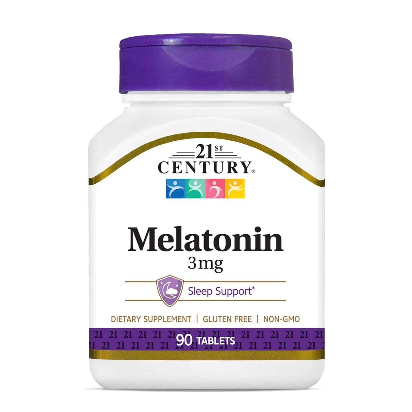 21st Century Melatonin 3 Mg 90 Tablets - Brivane