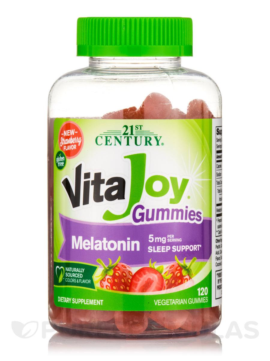 21st Century Vitajoy Melatonin Strawberry 120 Gummies - Brivane