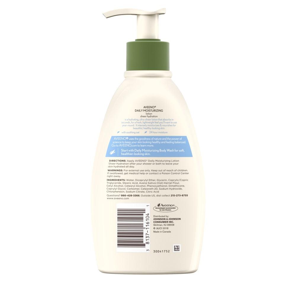 Aveeno Sheer Hydration Daily Moisturizing Lotion - Brivane
