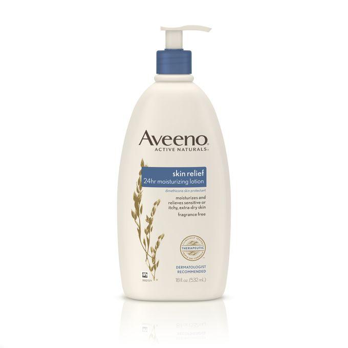 Aveeno Skin Relief 24-hour Moisturizing Lotion For Sensitive, Extra Dry Skin - Brivane