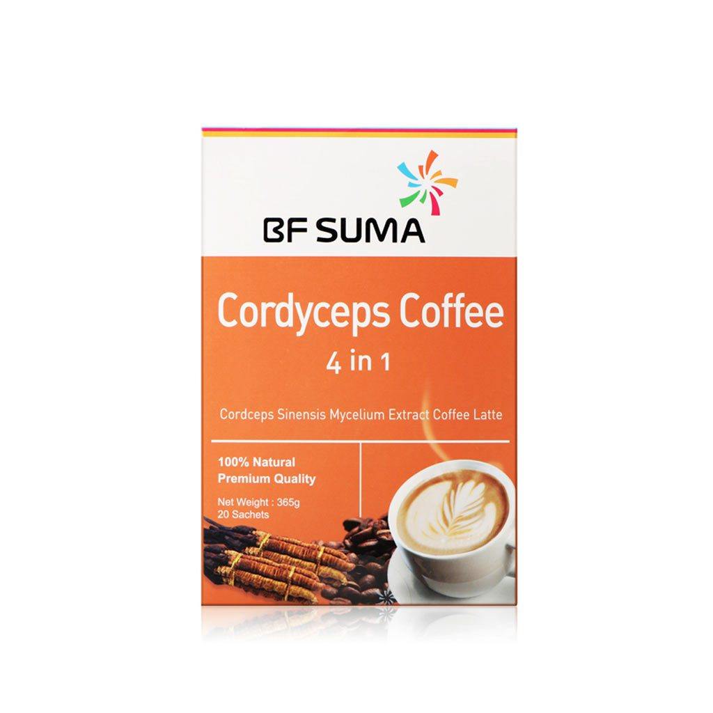 BF Suma Cordyceps Coffee 4 In 1, 20 Sachets - Brivane