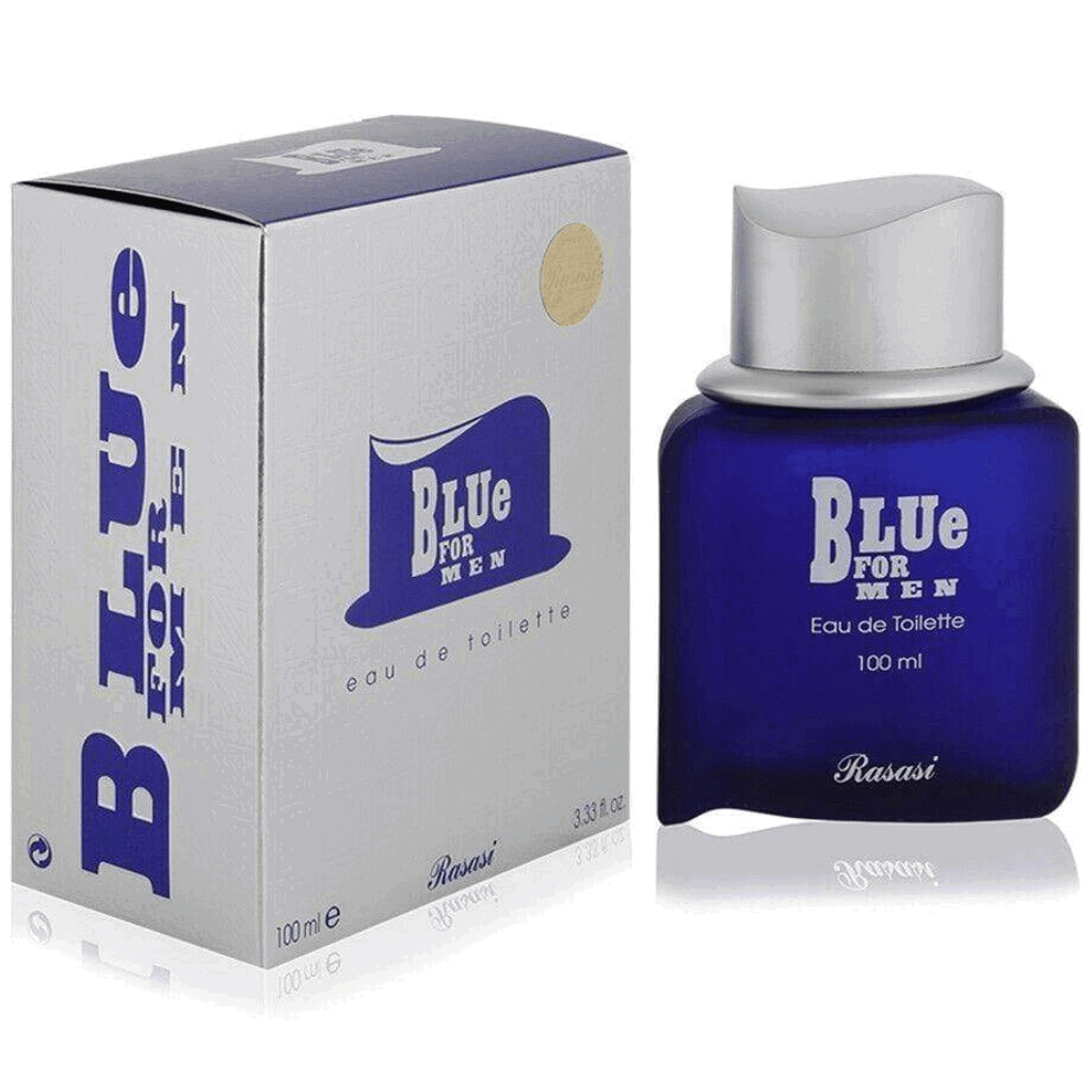 Blue For Men Perfume By Rasasi Eau De Toilette 100ML (3.4 Oz) | Aquatic Pour Homme Spray - Brivane