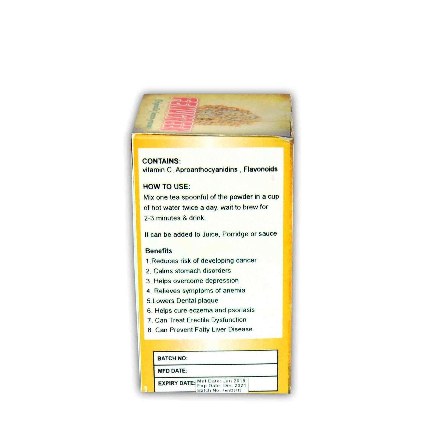 Green Herbs Fenugreek Powder 50g - Brivane