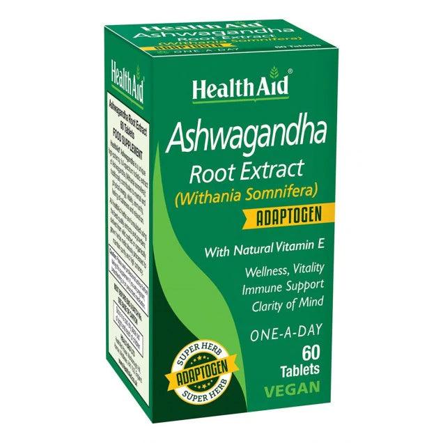 Health Aid Ashwagandha Root Extract Tablets - Brivane