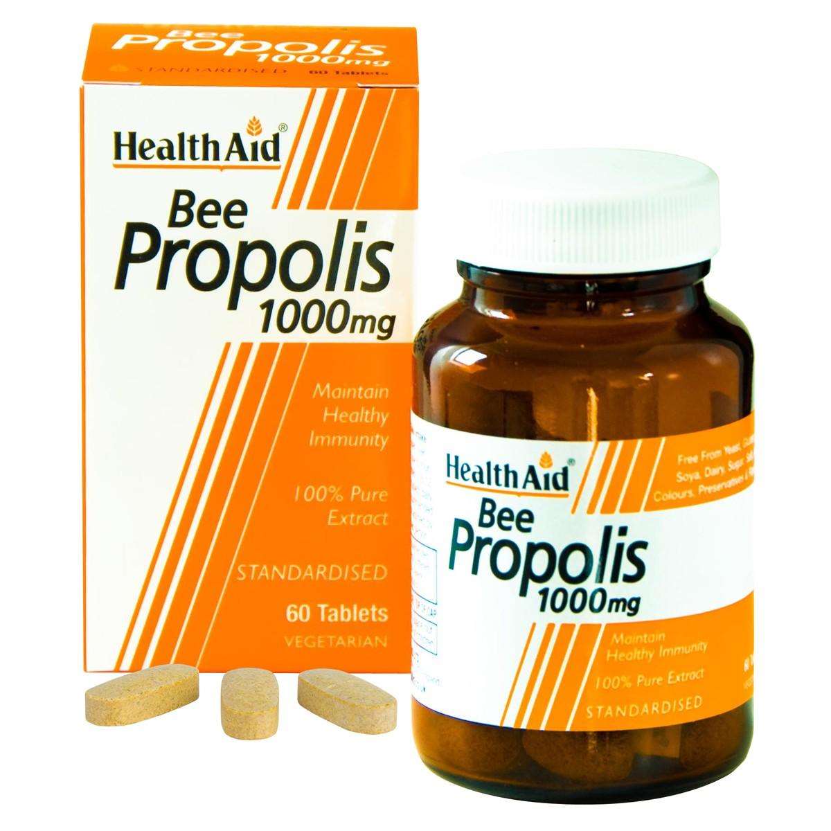 Health Aid Bee Propolis 1000 Tablets - Brivane