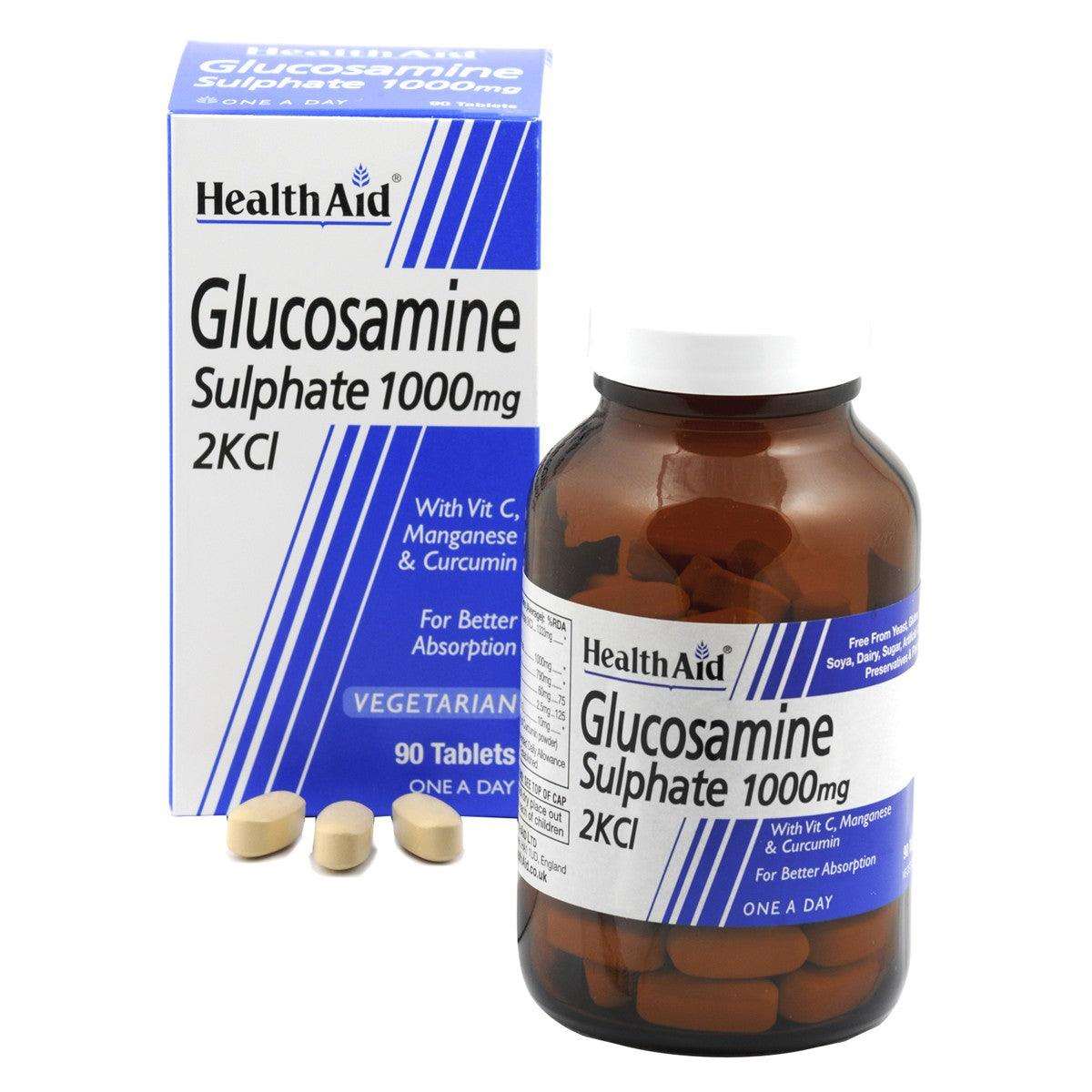 Health Aid Glucosamine Sulphate 500mg Tablets - Brivane