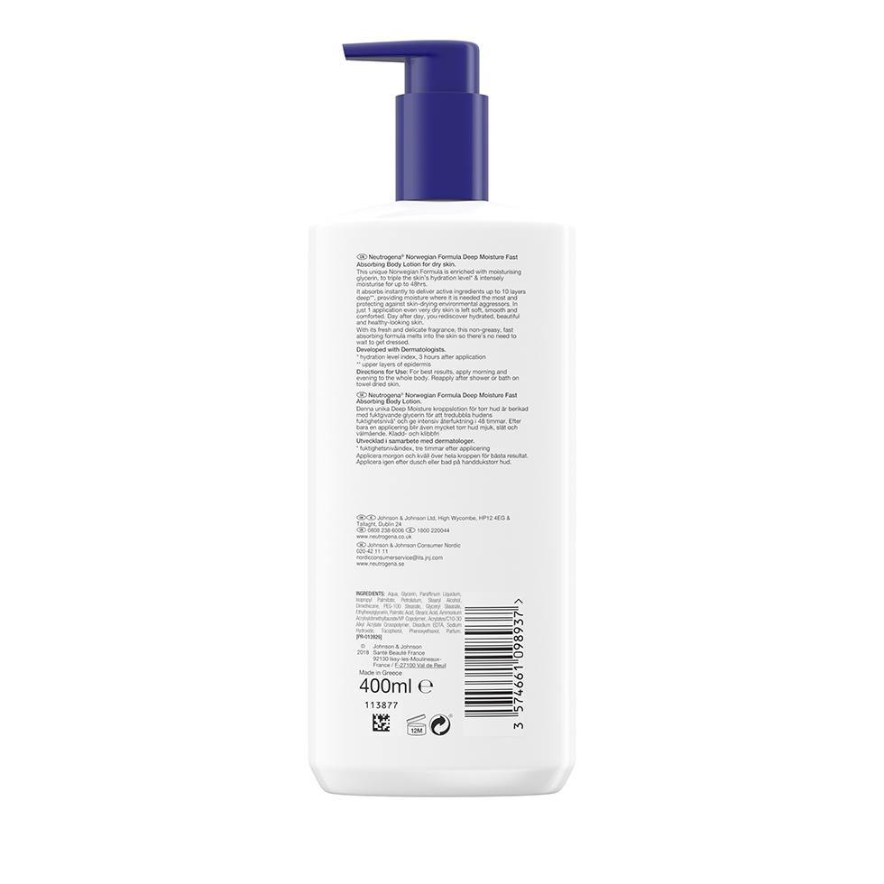 Neutrogena Deep Moisture Body Lotion - Brivane