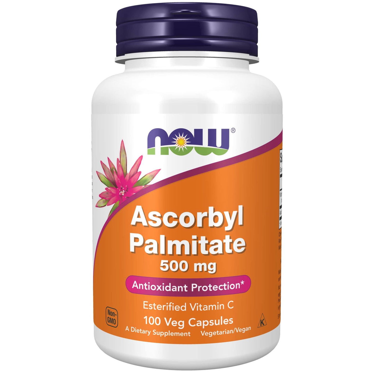 Now Ascorbyl Palmitate 500mg Veg Capsules - Brivane