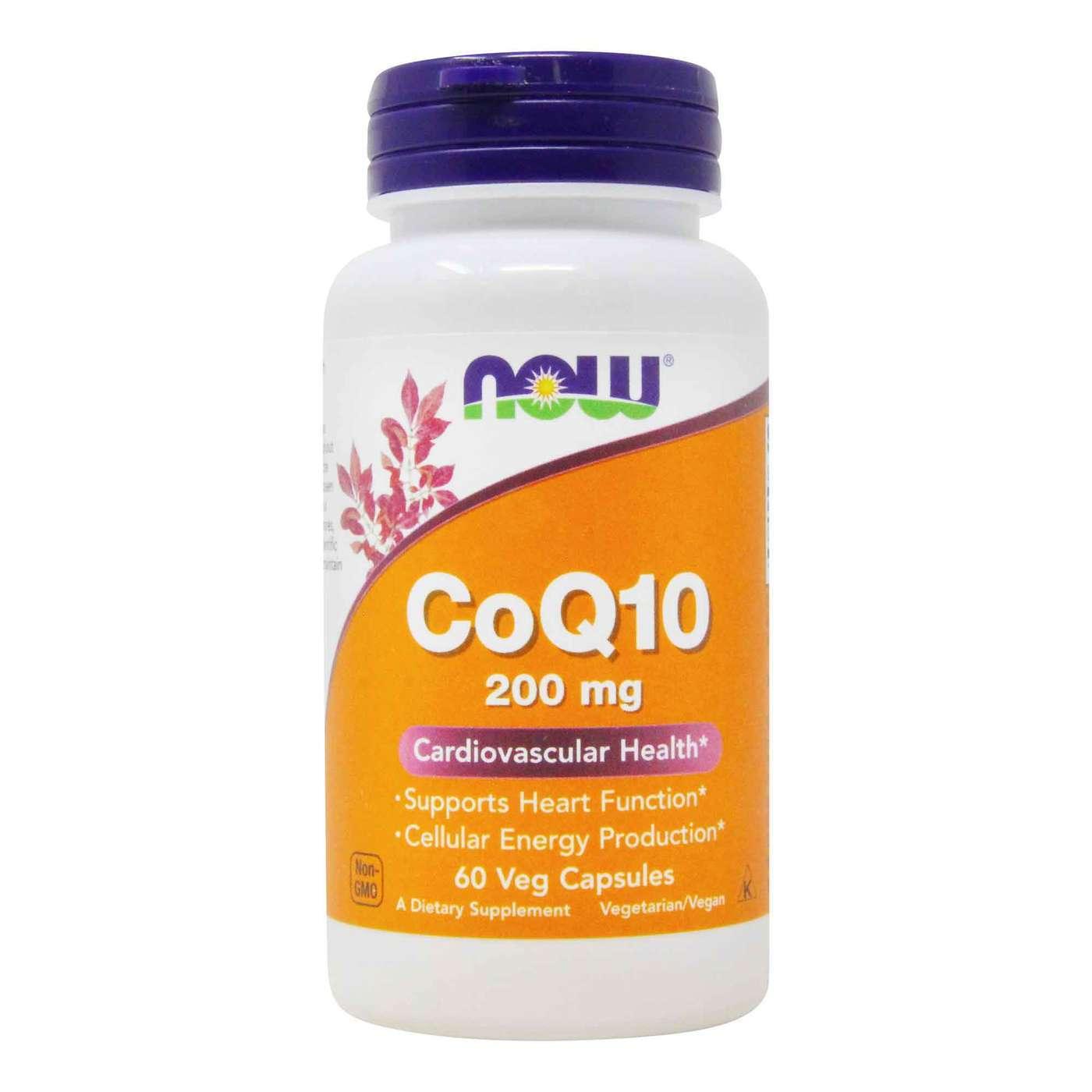 Now Foods CoQ10 200mg Veg Capsules - Brivane