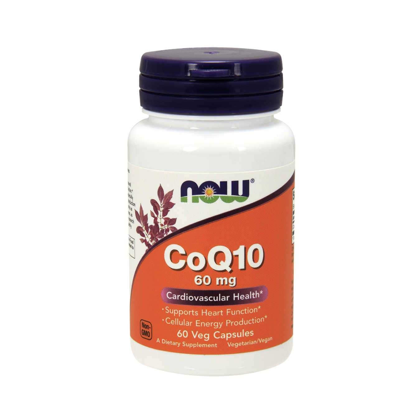 Now Foods CoQ10 60mg Veg Capsules - Brivane