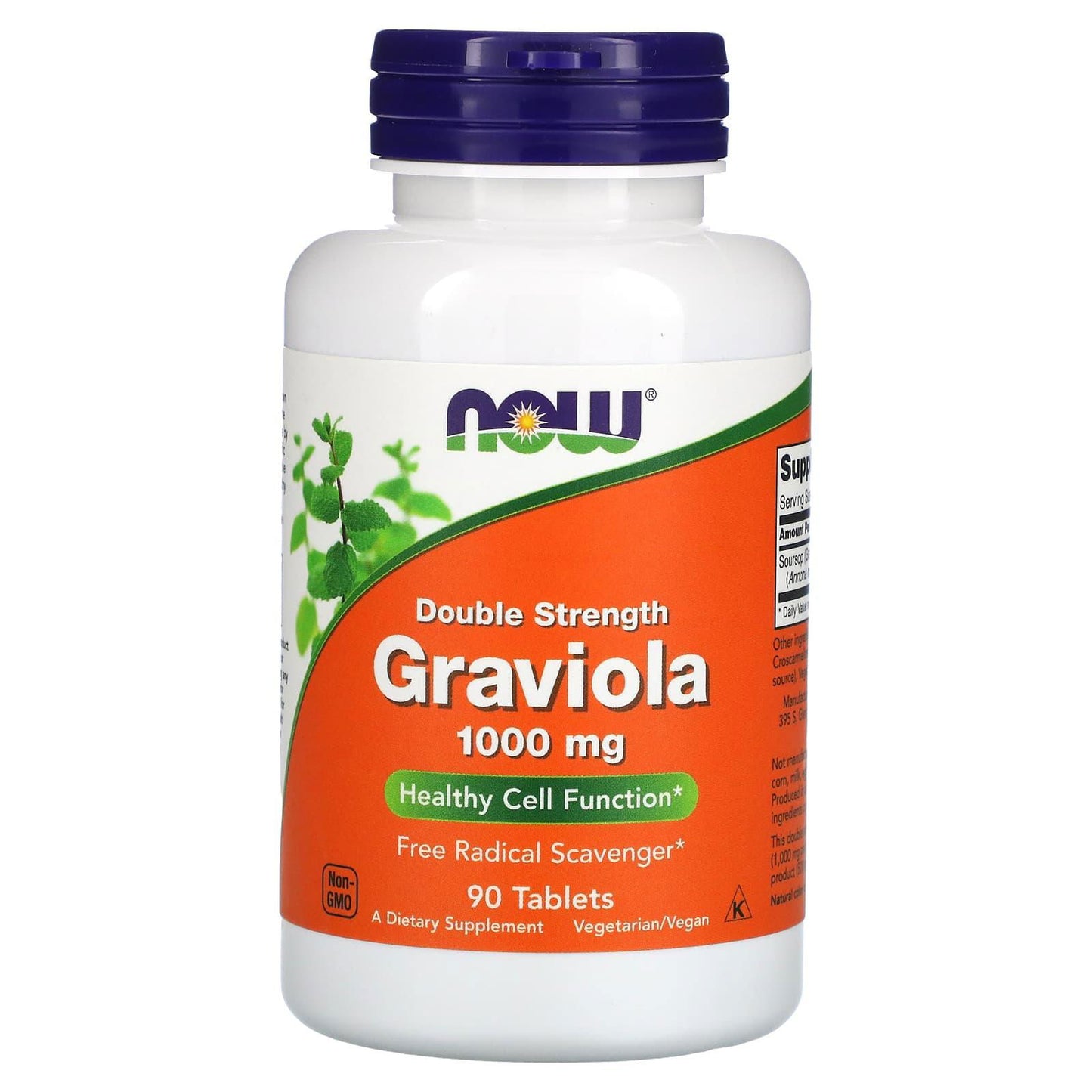 Now Foods Graviola 1000mg Double Strength - Brivane