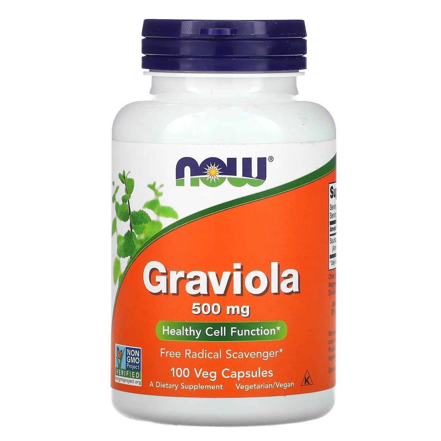 Now Foods Graviola 500mg Veg Capsules - Brivane