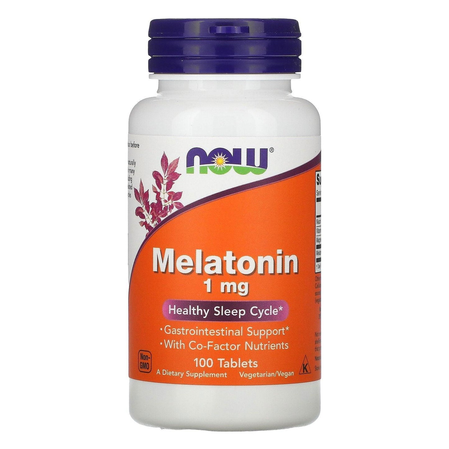 Now Foods Melatonin 1mg Tablets - Brivane
