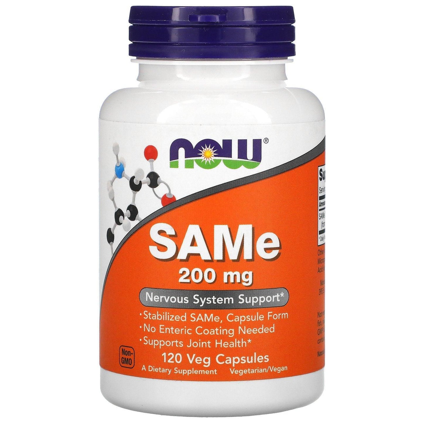 Now Foods Same 200mg Veg Capsules - Brivane