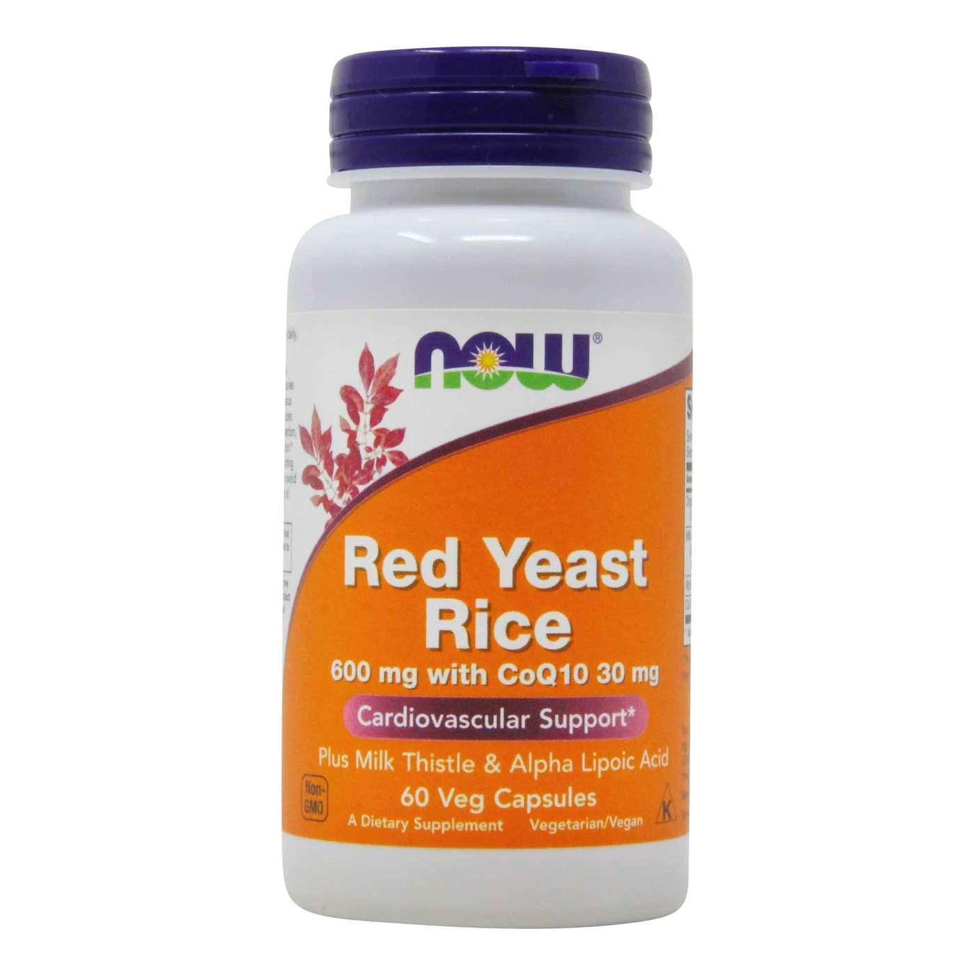 Now Red Yeast Rice 30mg Veg Capsules - Brivane
