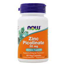 Now Zinc Picolinate 50mg Veg Capsules - Brivane