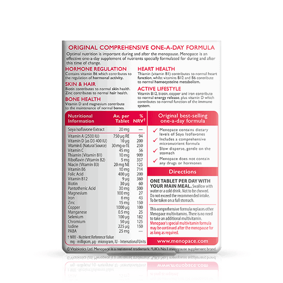 Vitabiotics Menopace Original - Brivane