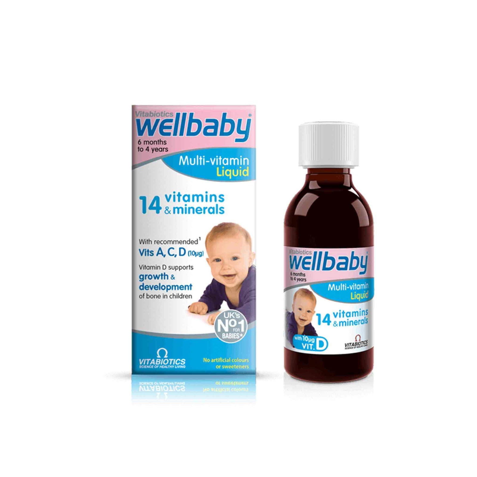 Liquido multivitaminico Wellbaby Brivane