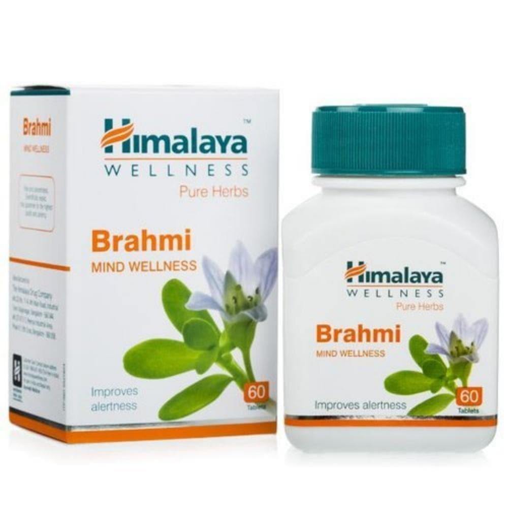 Himalaya Brahmi Mind Wellness Tablets Improves Alertness 60 Tablets