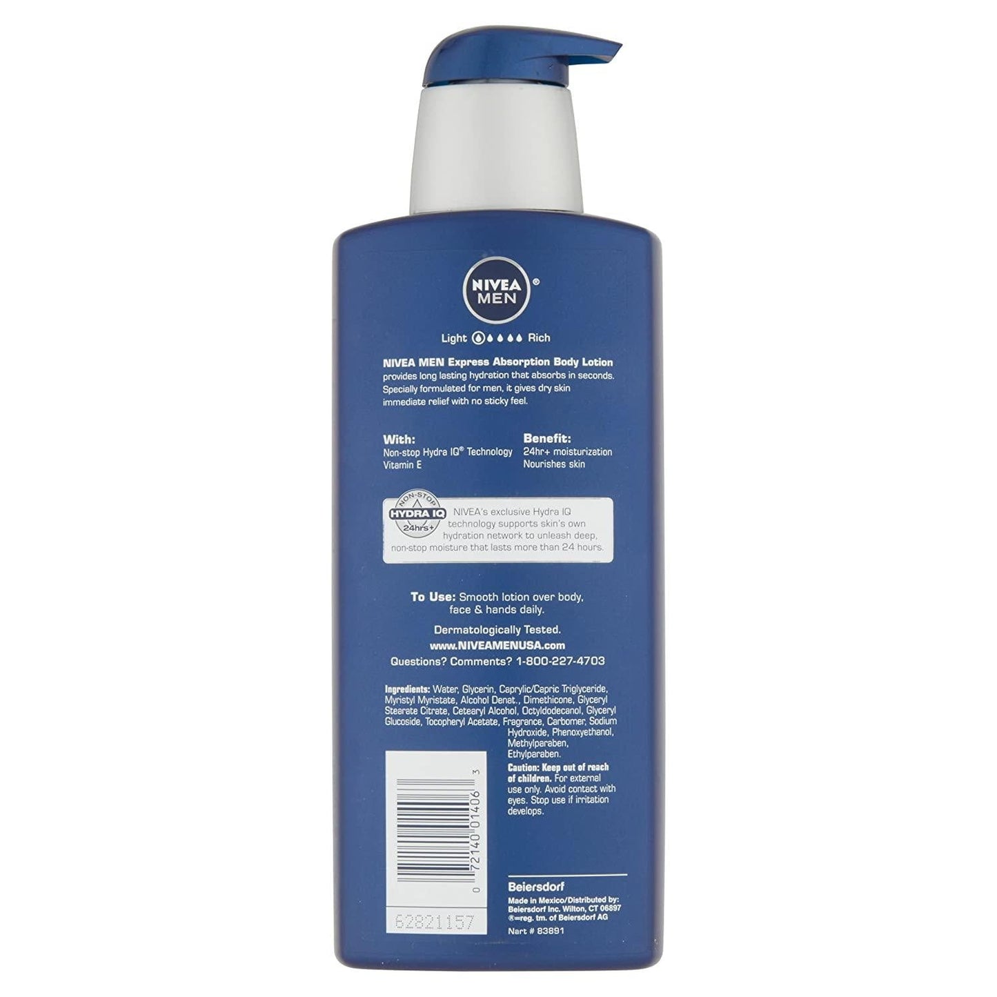 Nivea Express Absorption 3in1 Revitalising Lotion
