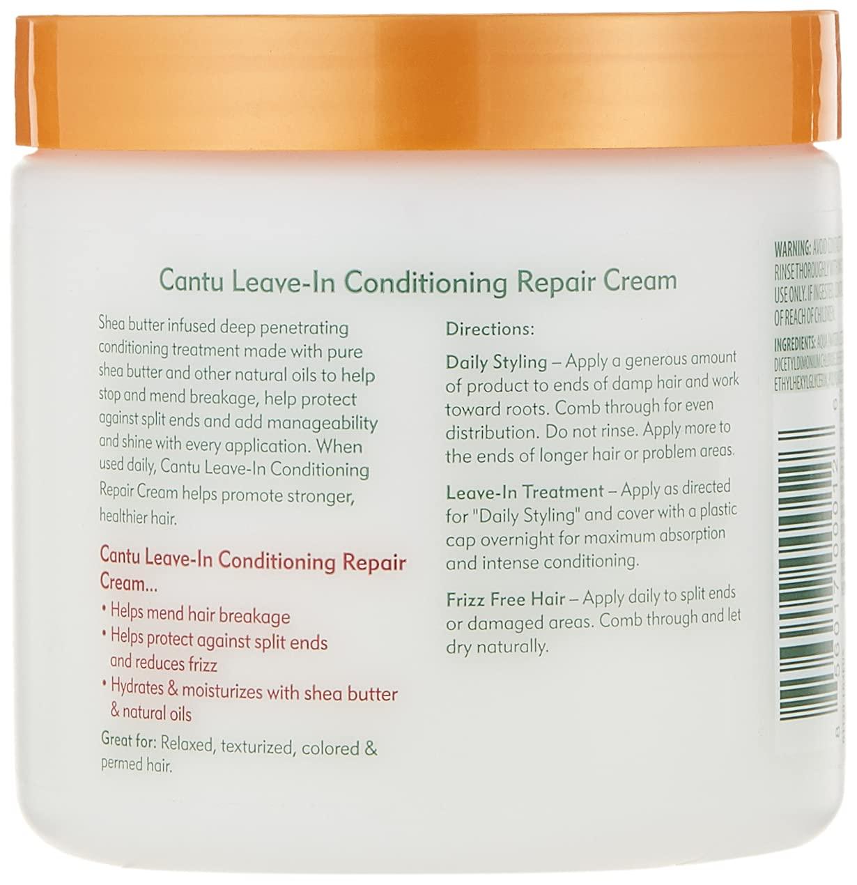 Cantu Leave-In Conditioning Repair Cream Back View