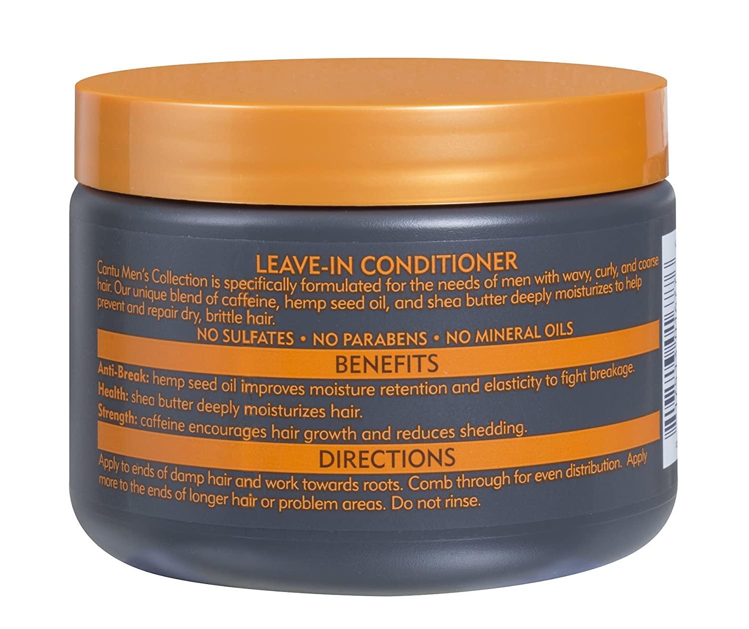 Cantu Men's Leave-in Conditioner Back View