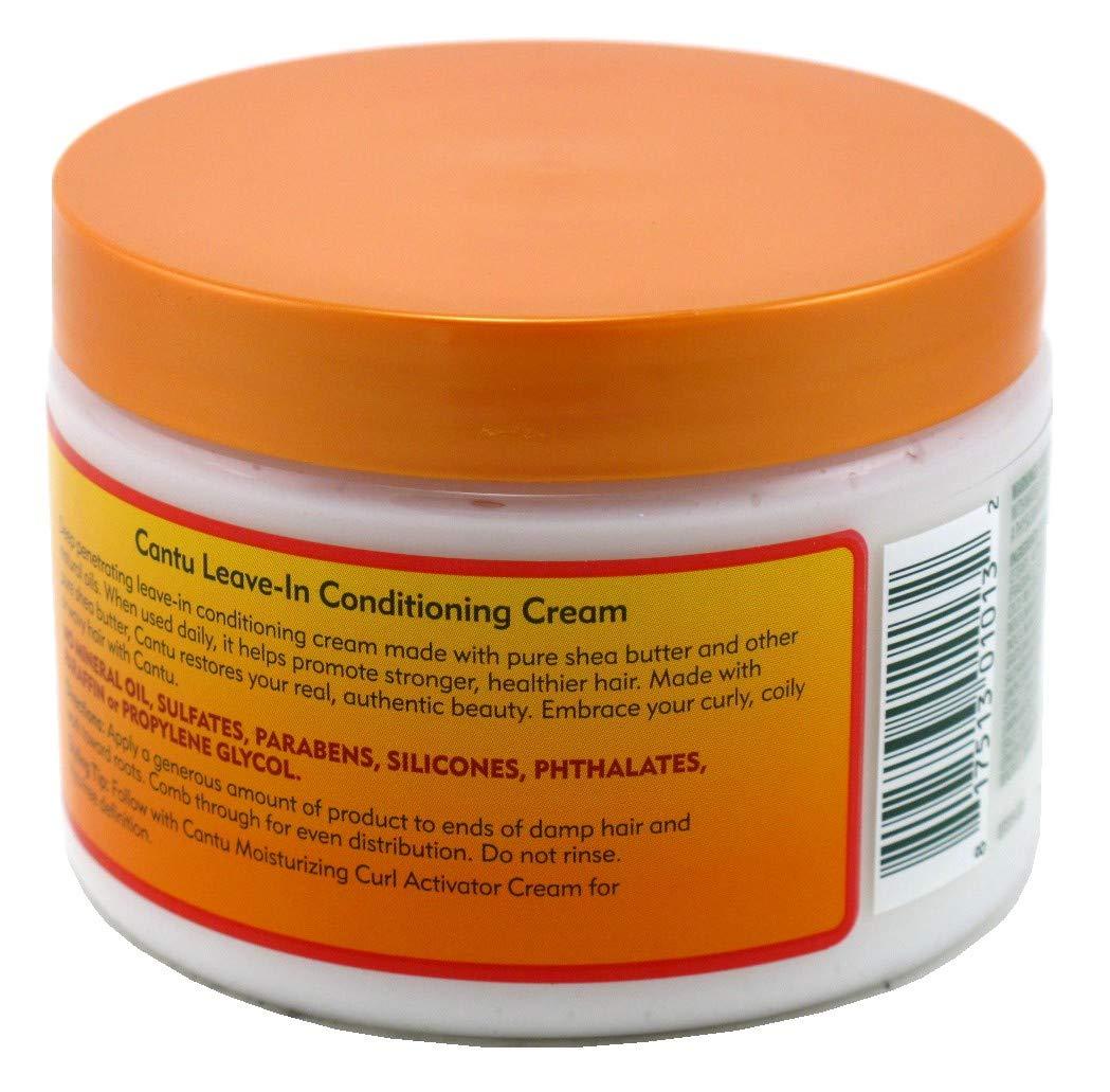 Cantu Shea Butter Leave-In Conditioning Cream Back View