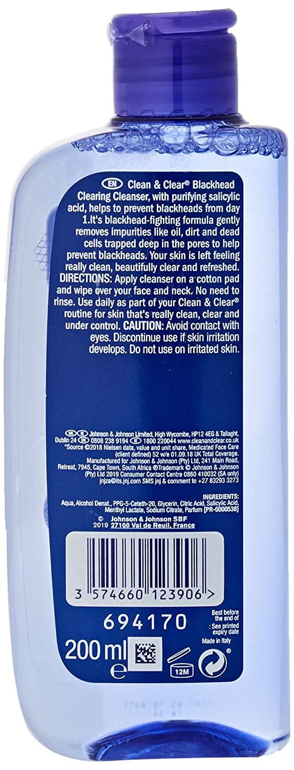 Clean and Clear Blackhead Clearing Cleanser - Brivane