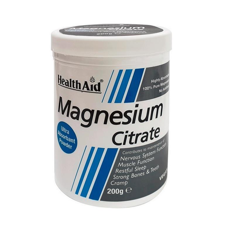 Polvo de citrato de magnesio Health Aid