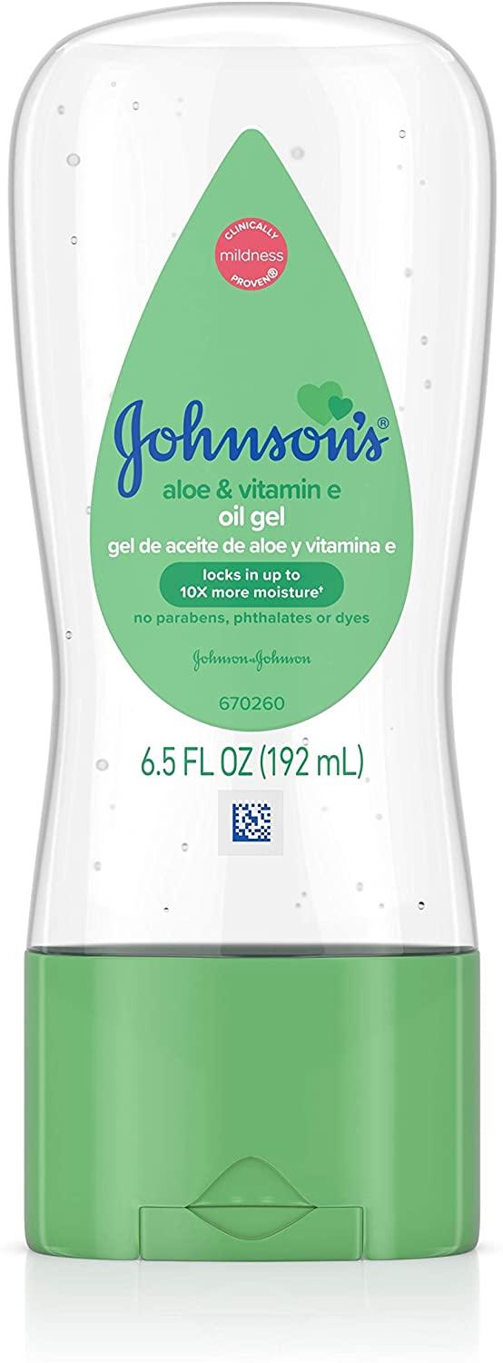 Johnson's Baby Oil Gel with Aloe Vera and Vitamin E - Brivane.