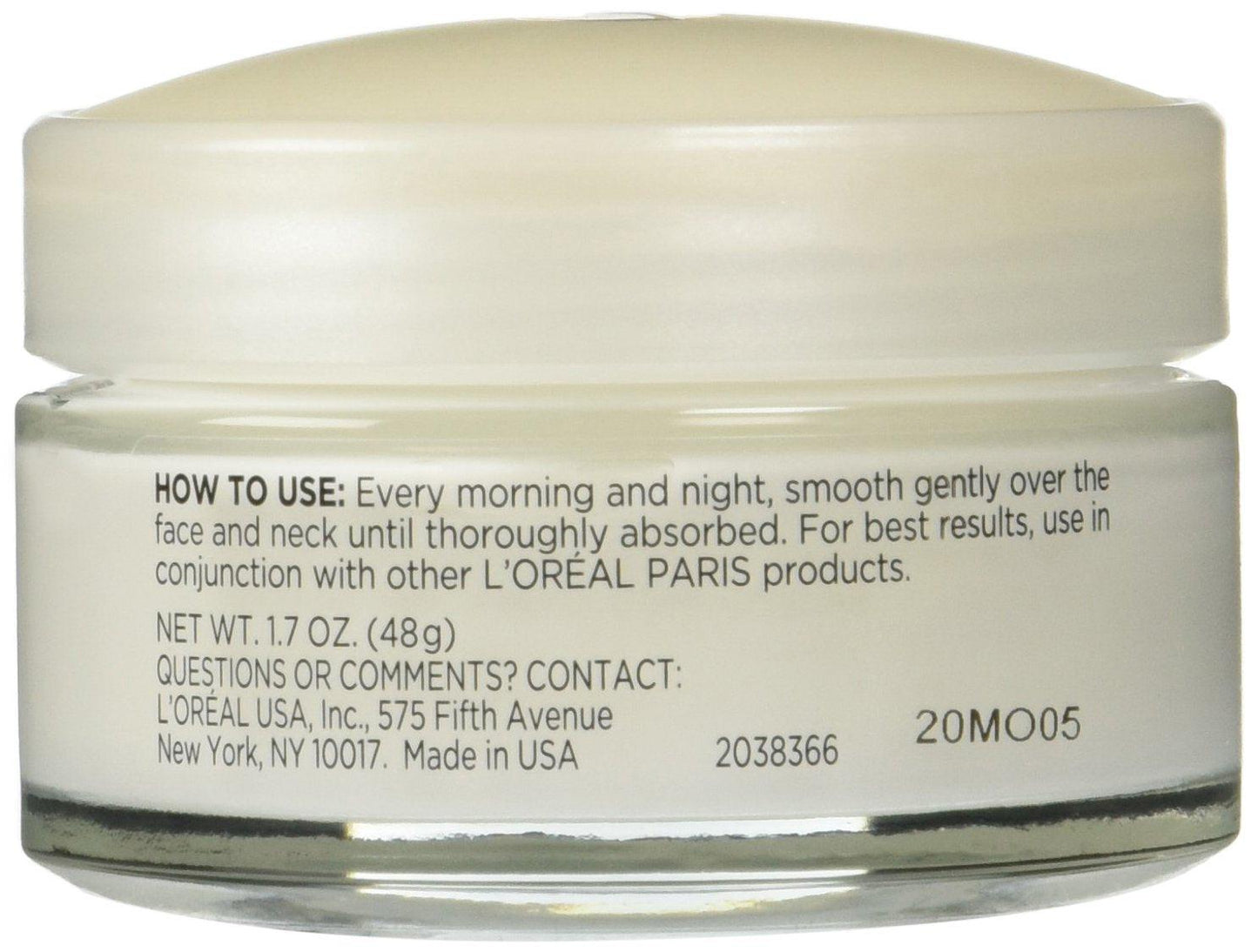L'Oreal Wrinkle Expert Densifying Night Cream Back View