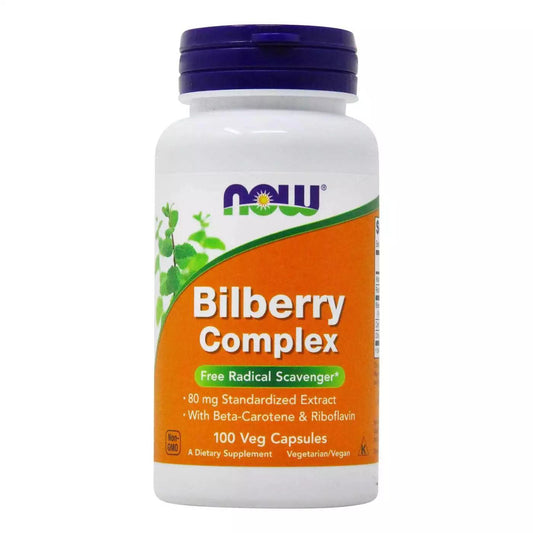 Now Bilberry Complex Veg Capsules