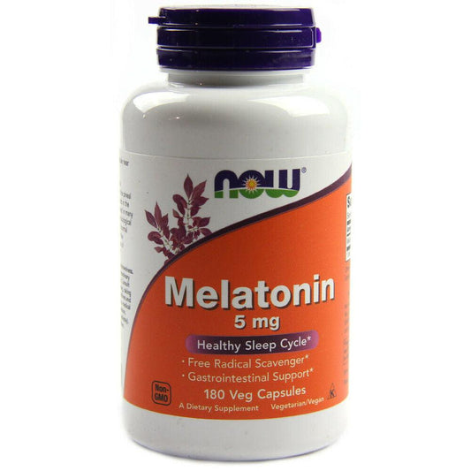 Now Foods Melatonin 5mg Veg Capsules 
