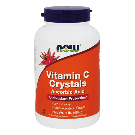 Now Foods Vitamin C Crystals Powder - Brivane