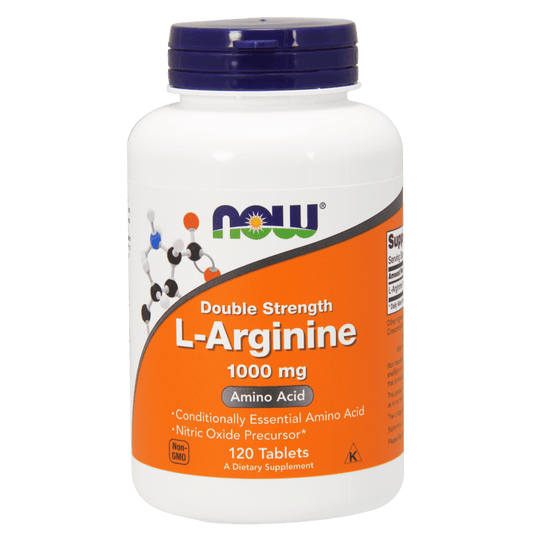 Now L-Arginine Double Strength 1000mg Tablets 