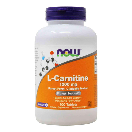 Now L-Carnitine 1000mg Tablets 