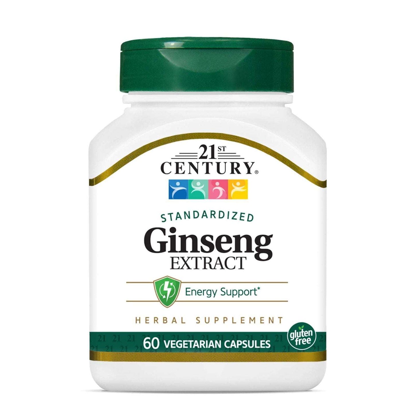 21st Century Ginseng Extract Veg Capsules 60count