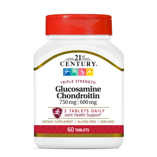 21st Century Triple Strength Glucosamine Chondroitin 750mg