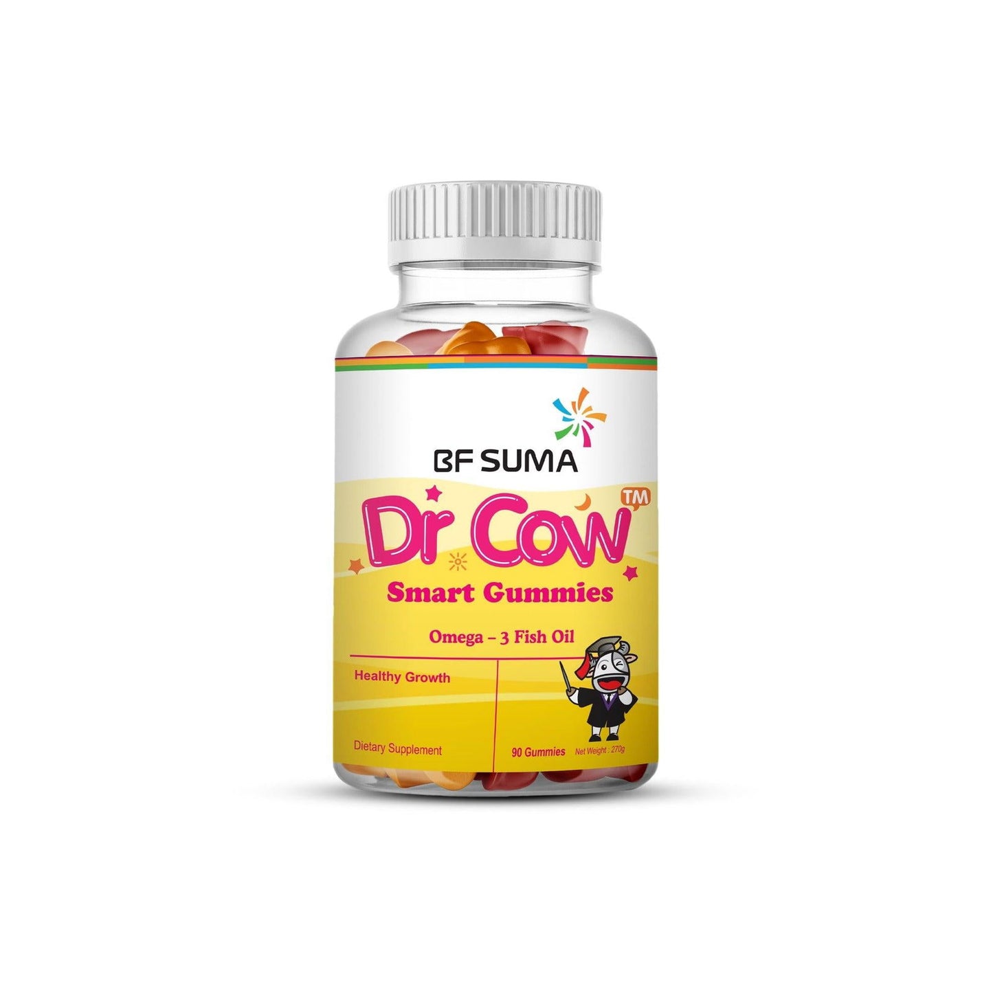 BF Suma Dr Cow Smart Gummies With Omega 3 Fish Oil - Brivane