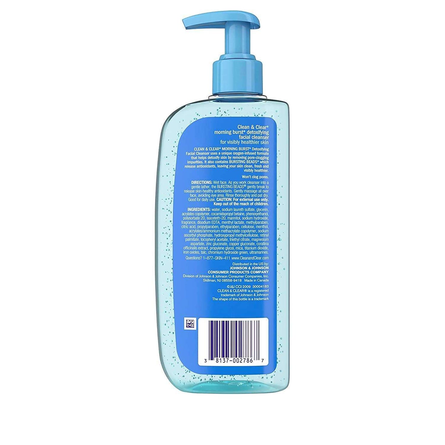 Clean and Clear Morning Burst Detoxifying Facial Cleanser - Brivane