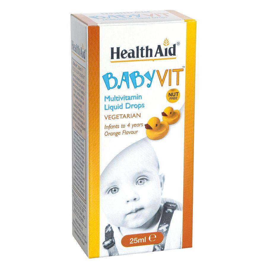 Health Aid Baby Vit Drops Orange Flavour - Brivane