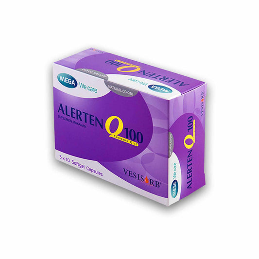 Mega We Care Alerten Q100 Coenzyme Q10 Capsules - Brivane