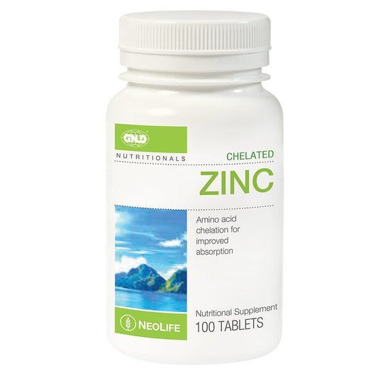 NeoLife Chelated Zinc Tablets | GNLD Nutritionals - Brivane