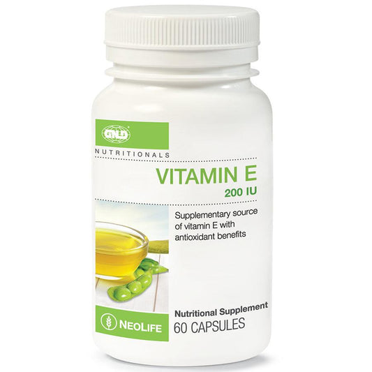NeoLife Vitamin E 200 IU Capsules | GNLD Nutritionals - Brivane