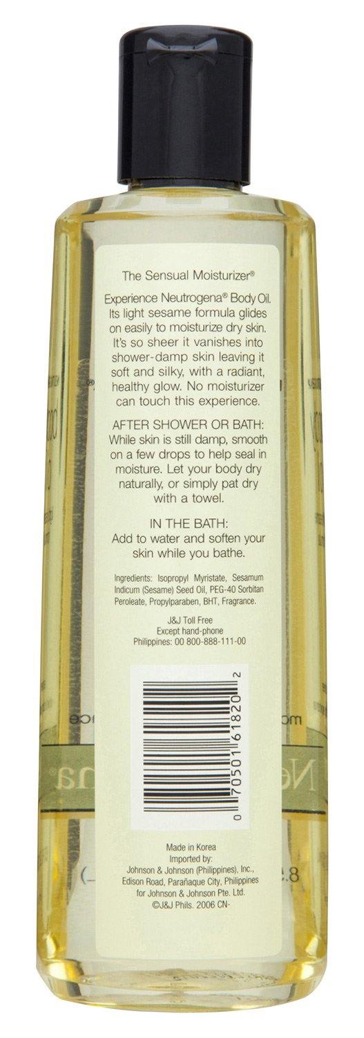 Neutrogena Body Oil Light Sesame Formula - Brivane