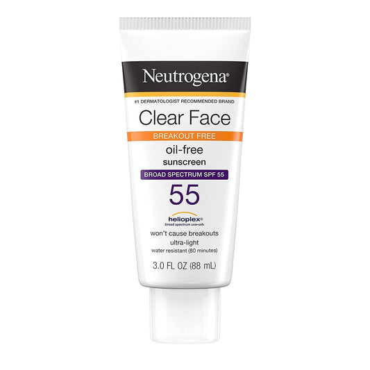 Neutrogena Clear Face Oil Free Sunscreen - Brivane