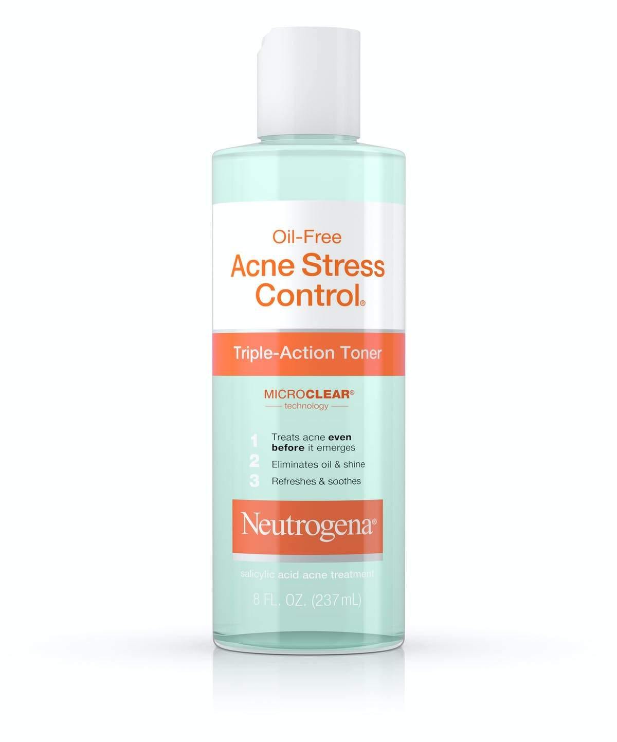 Neutrogena Oil-Free Acne Stress Control Triple-Action Toner - Brivane