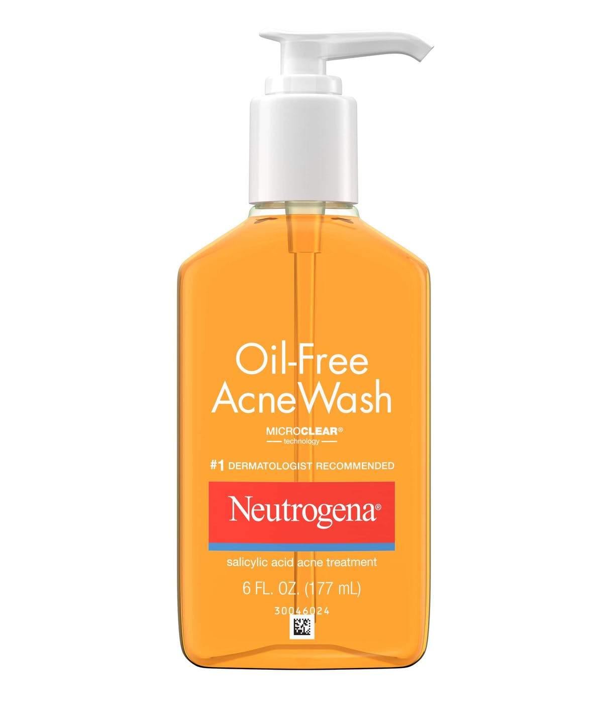 Neutrogena Oil-Free Acne Wash For Acne Prone Skin - Brivane