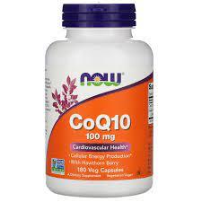 Now Foods CoQ10 100mg Veg Capsules - Brivane